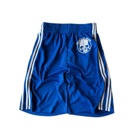 Peaceinwar Blue "Skull" Shorts